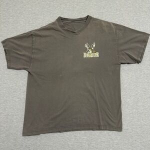 Buck Wear Top 10 Reasons Chicks Dig Hunters Double Sided Graphic Tee Brown Large